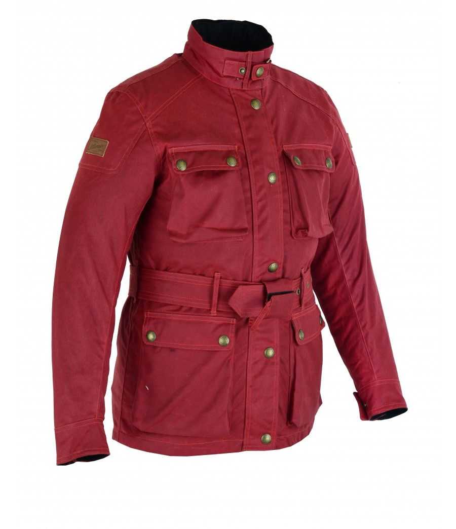 Veste Moto Speedwear En Coton Ciré Vintage - Noir Tailles S à XXL