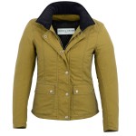 blouson moto femme en WAX COTTON