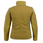 blouson moto femme en coton ciré